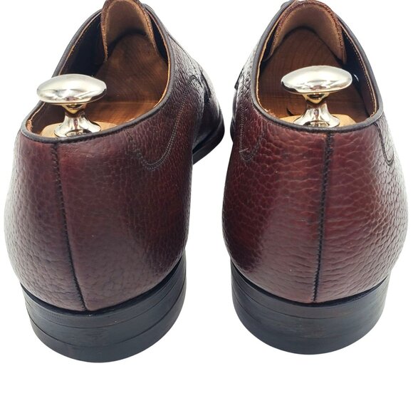 Vintage The Florsheim Men\'s size 9.5 Brown Leather Lace Up Oxford Dress Shoes main image 11